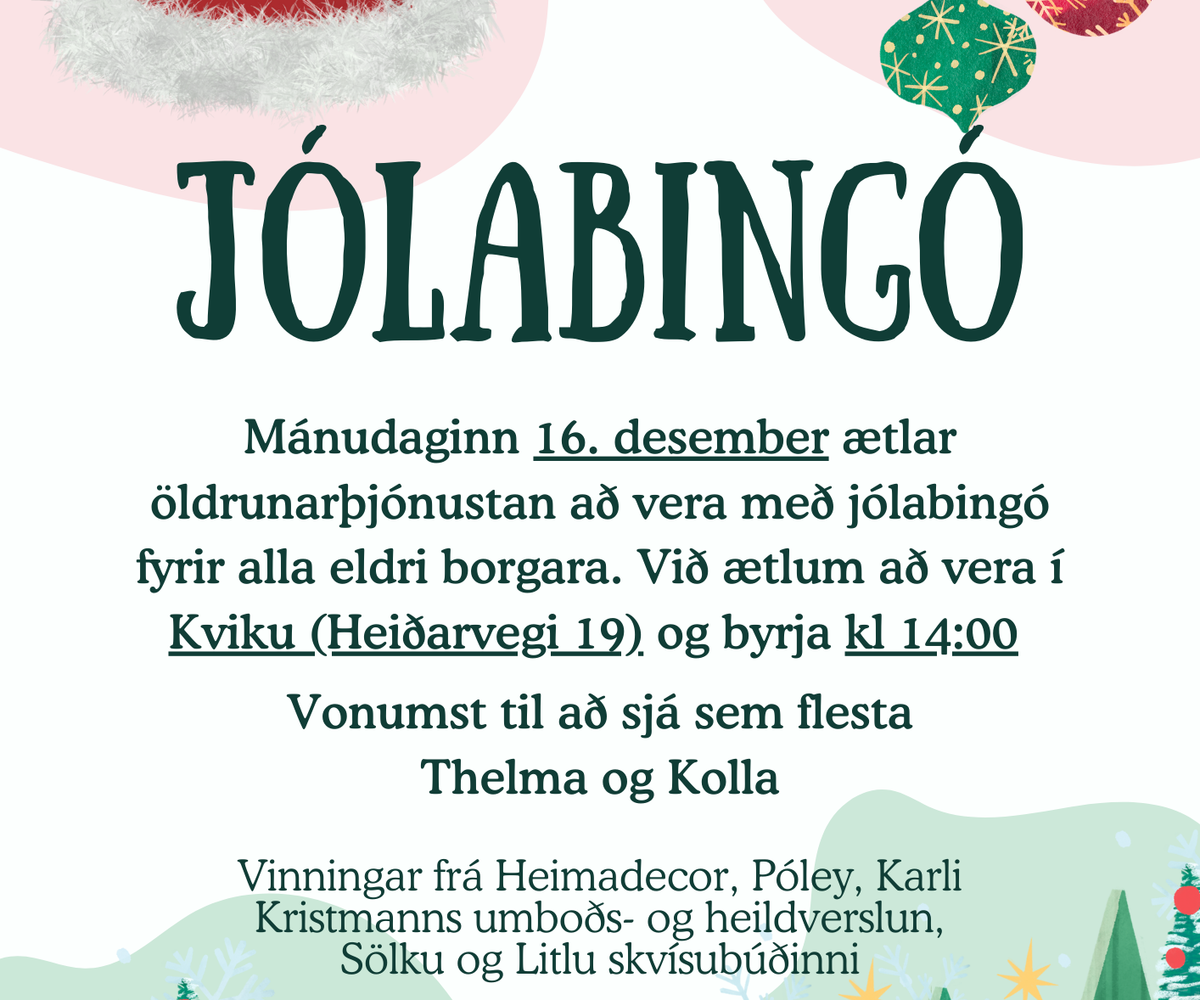 Auglysing-jolabingo